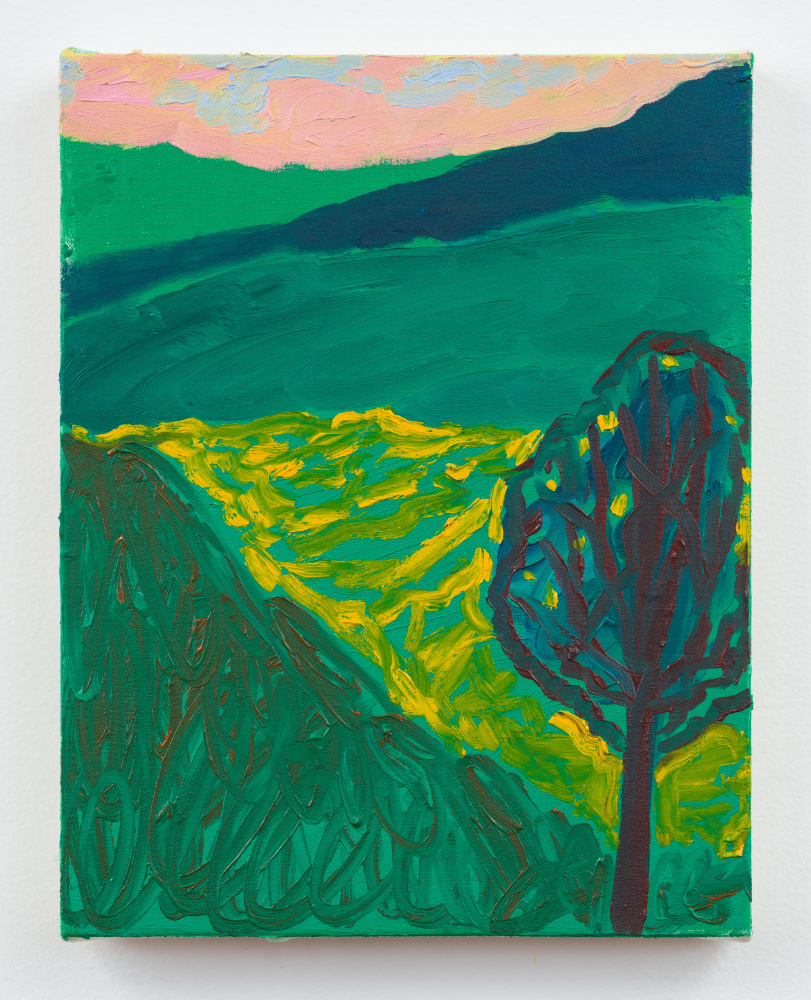 Painting by Shara Hughes