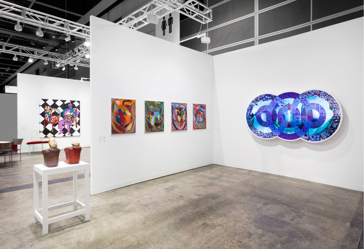 Installation view, Galerie Eva Presenhuber, Art Basel Hong Kong 2024, Hong Kong, 2024