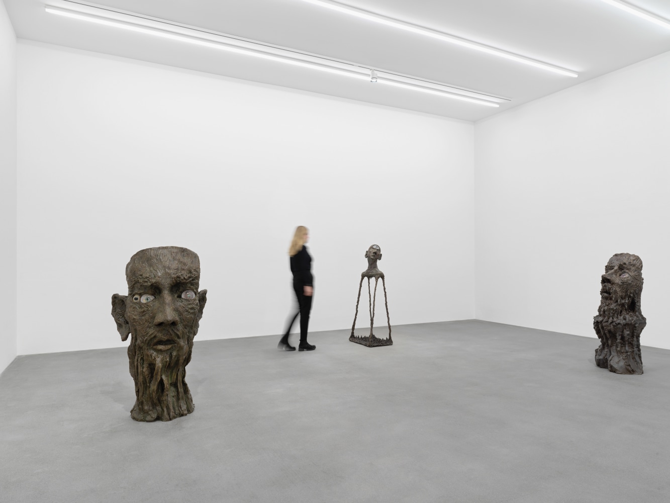 Installation view of Jean-Marie Appriou sculpture exhibition