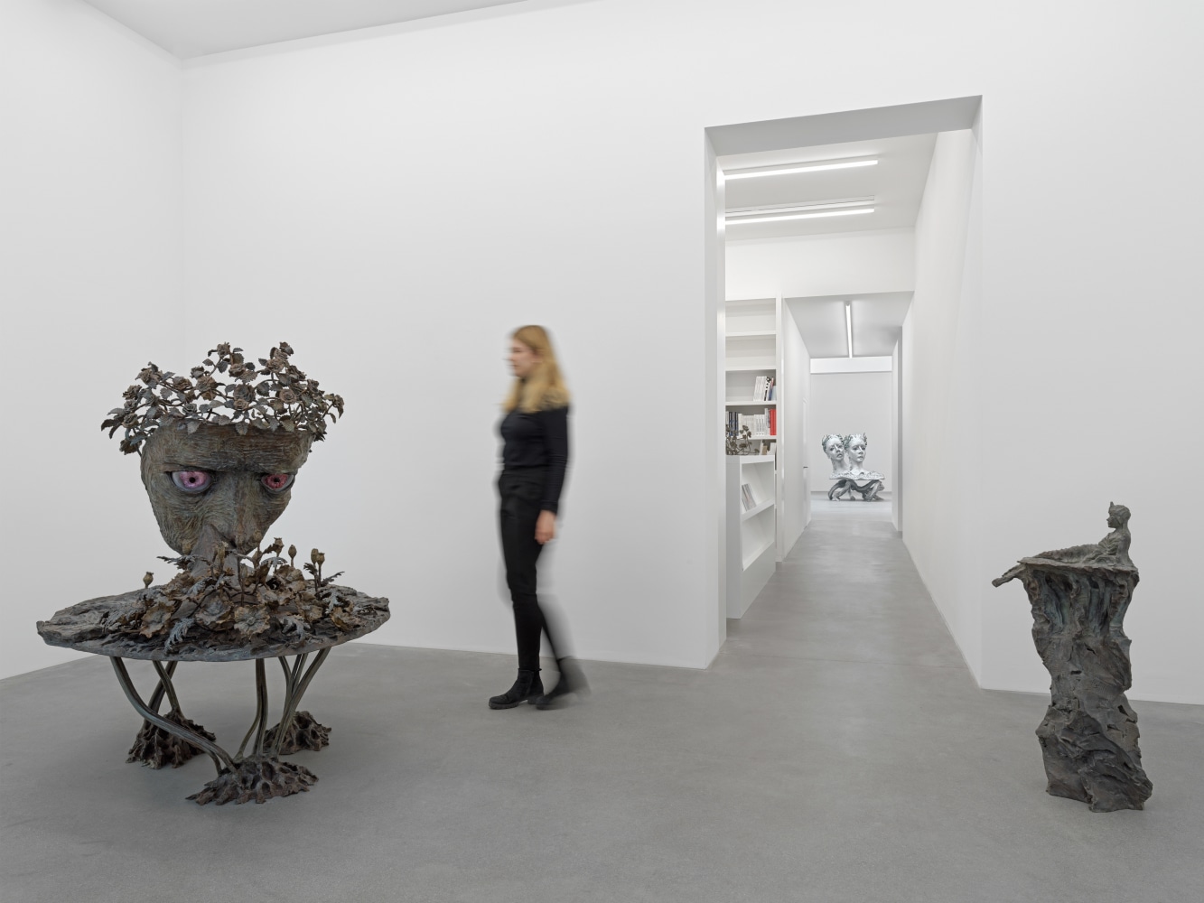 Installation view of Jean-Marie Appriou sculpture exhibition