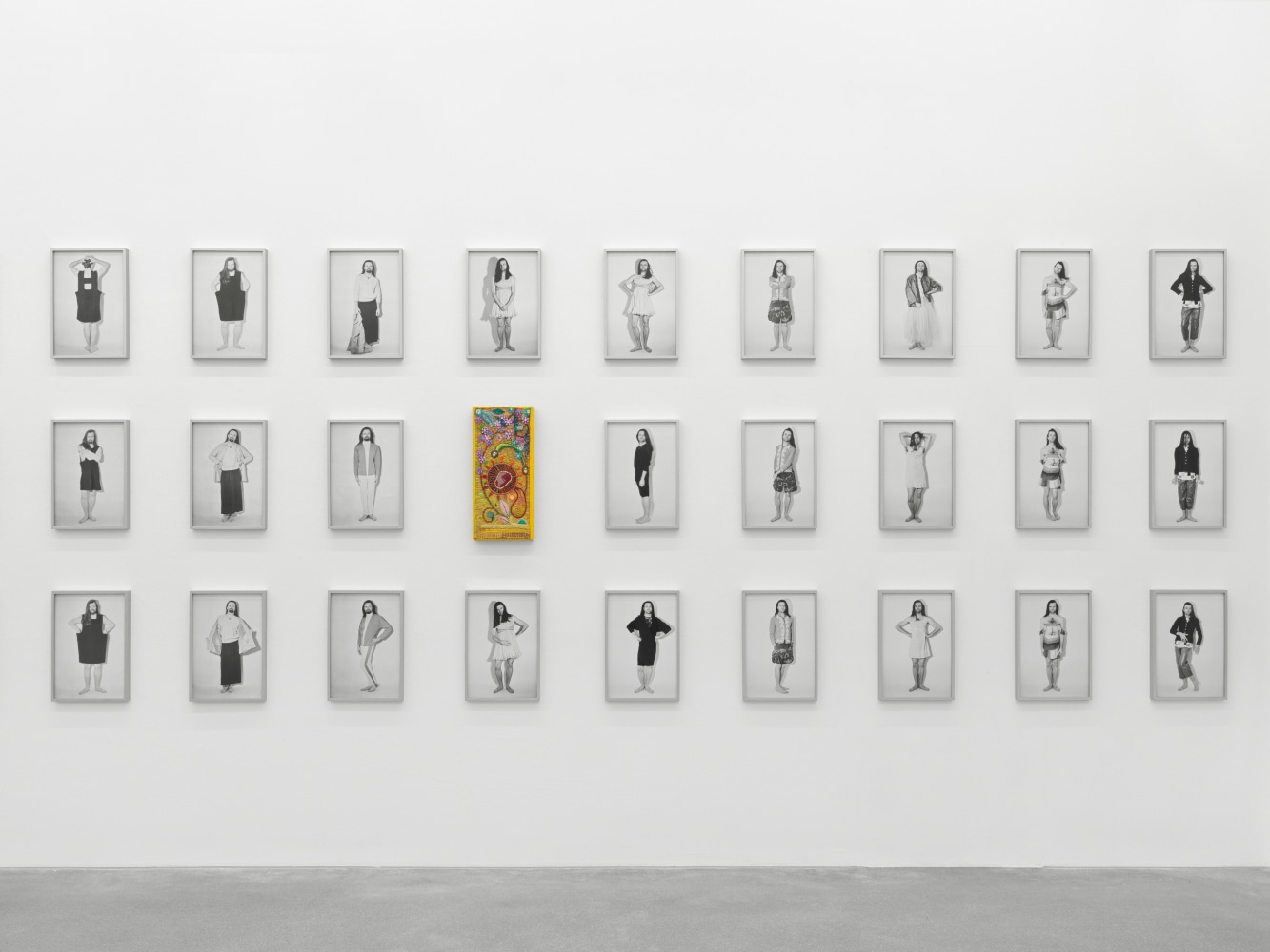 Installation view of works by Chuck Nanney and Joel Otterson