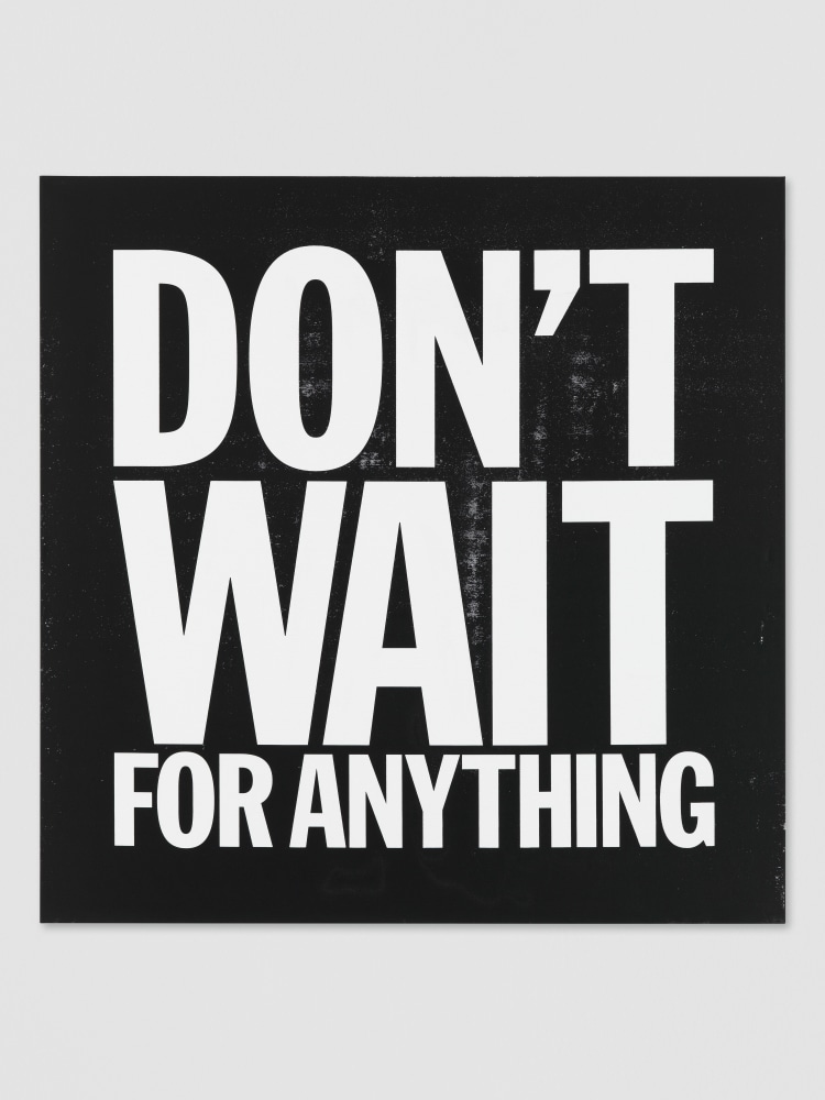 silkscreen work by John Giorno