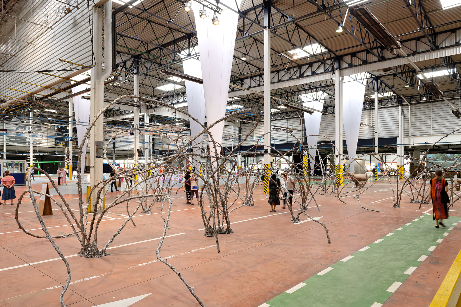 Installation view of sculptures by Jean-Marie Appriou