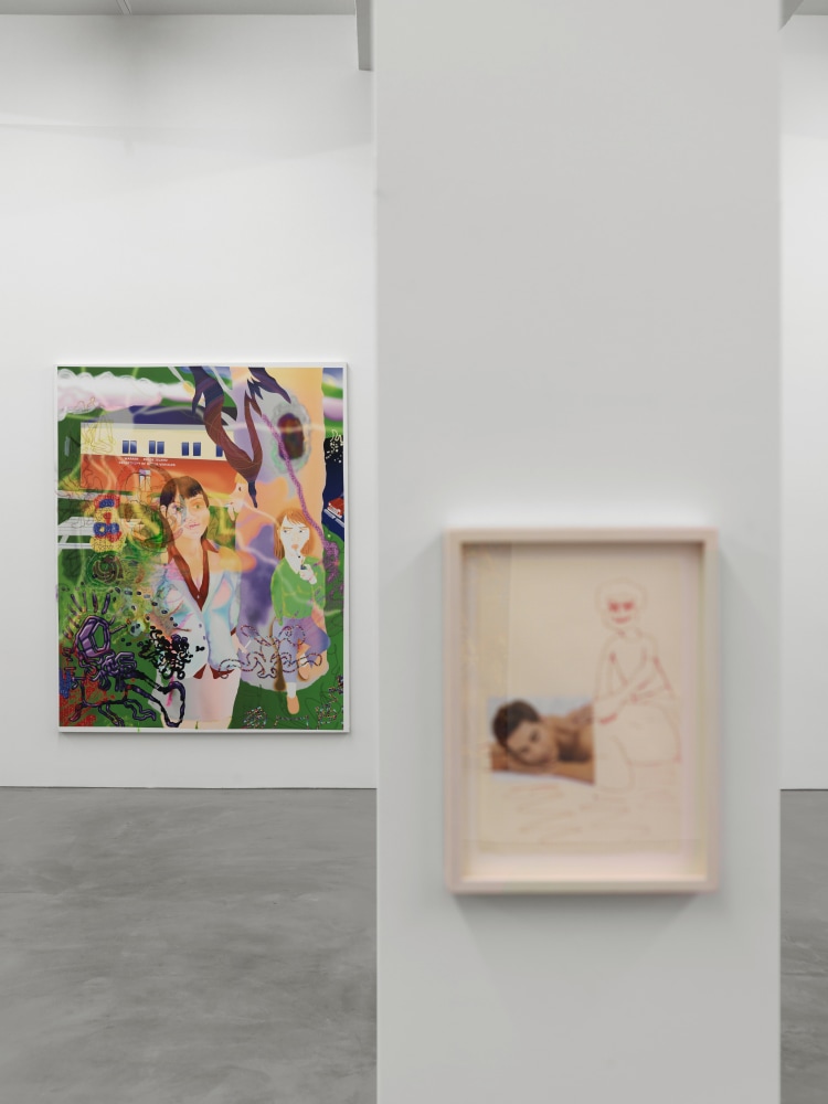 Installation view of Michael Williams paintings exhibition