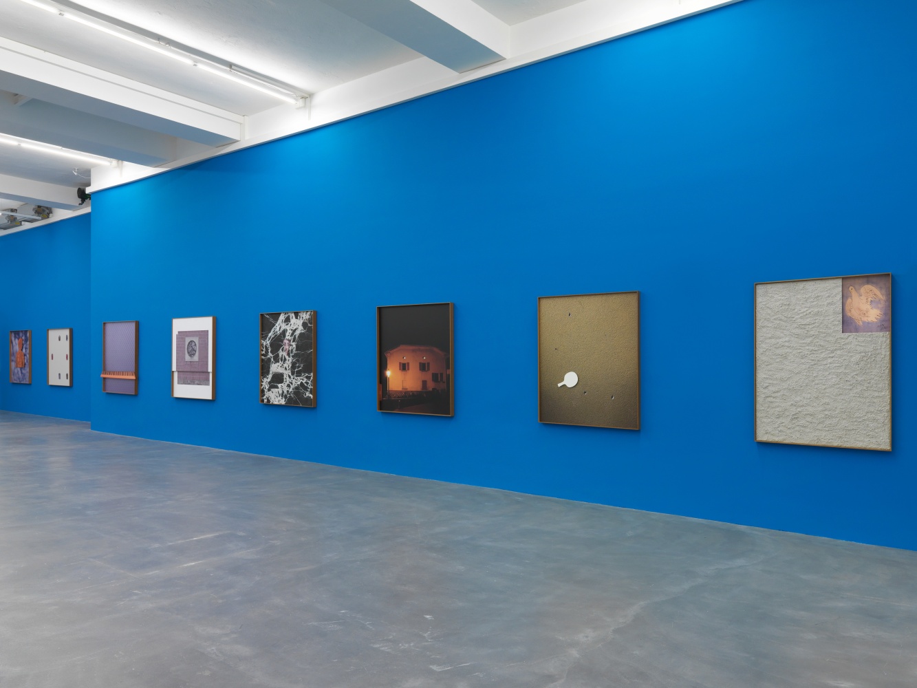 Installation view of Valentin Carron sculpture exhibition