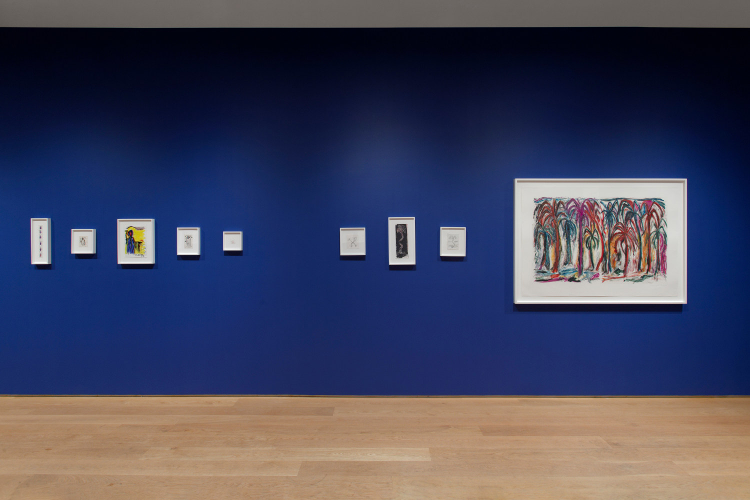 Installation view, Josh Smith, Life Drawing, The Drawing Center, New York, 2024