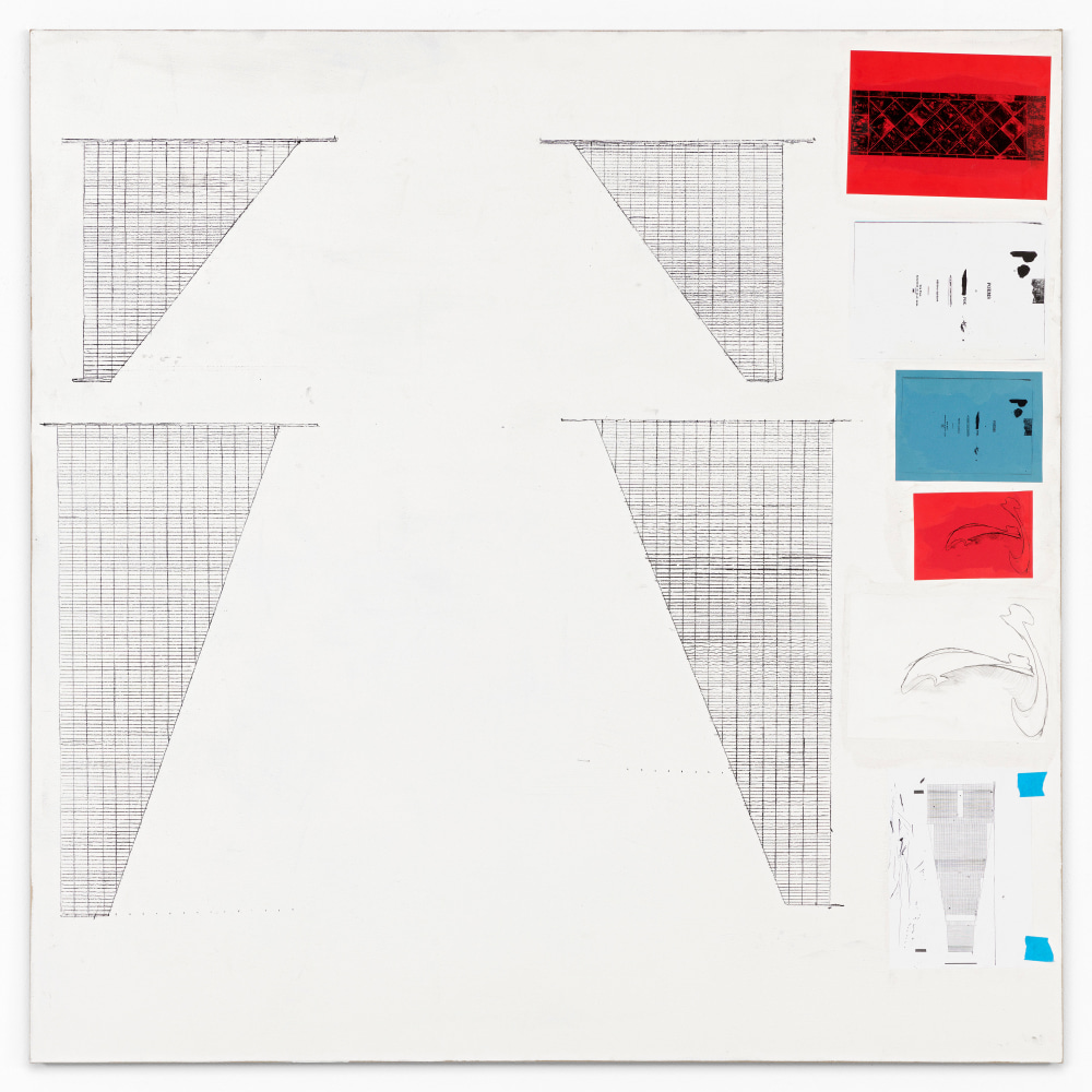 CANVAS #121 (Sail / Poems by Poe)

2024

Pencil, charcoal, photocopy and paper on gesso on canvas

152.5 x 152.5 cm / 60 x 60 in

&amp;copy; Matias Faldbakken