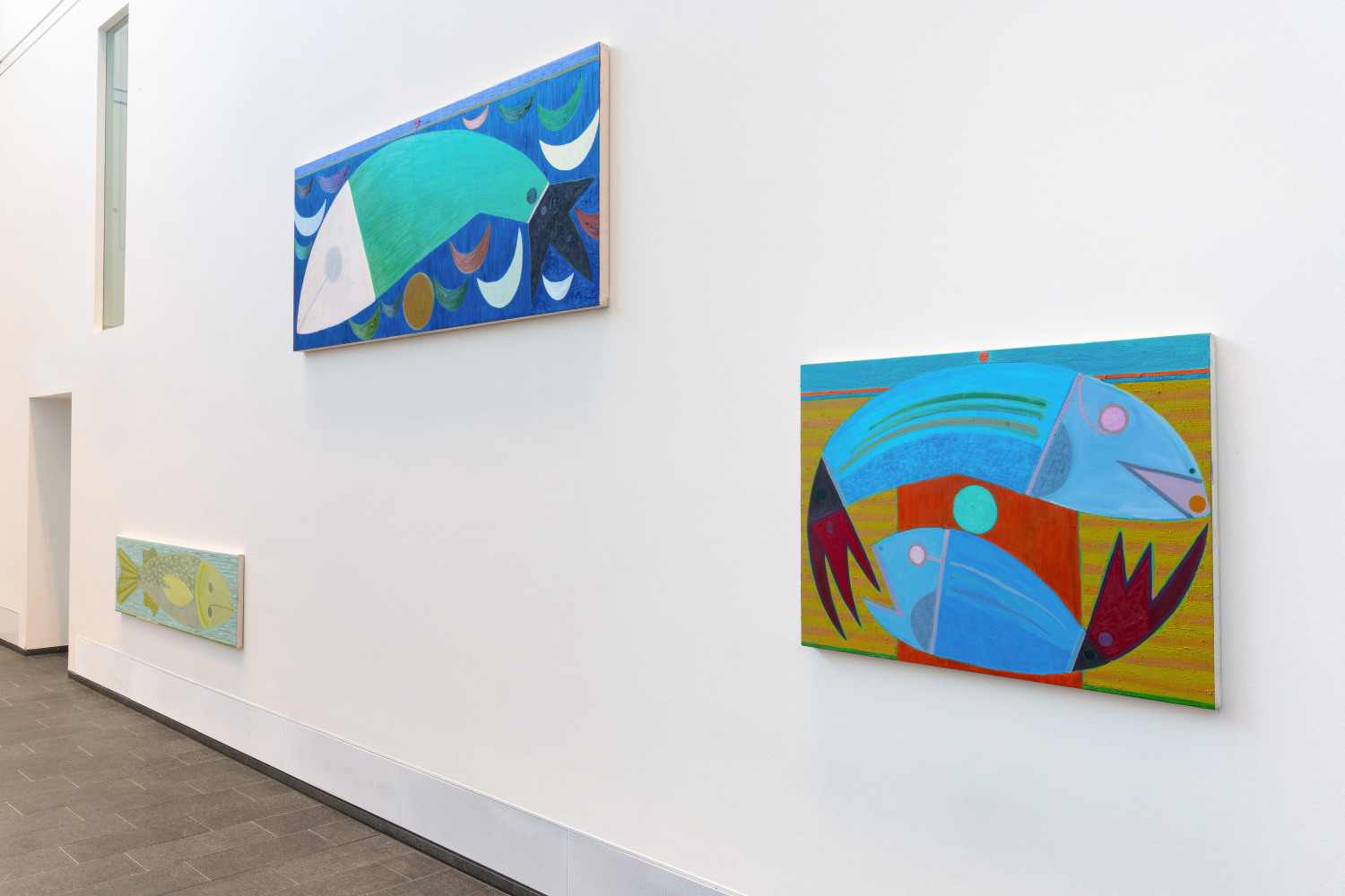 Installation view, Austin Eddy, Sea Song, Kunsthalle Emden, Emden, 2025