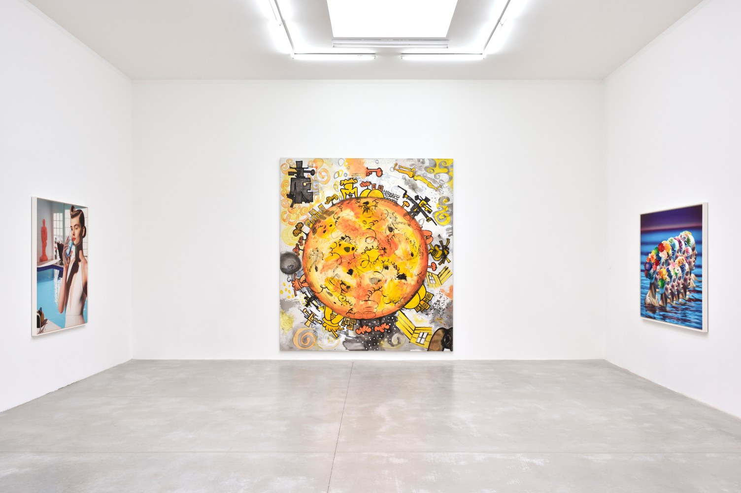 Installation view, Carroll Dunham &amp;amp; Laurie Simmons, Consortium Museum, Dijon, 2024