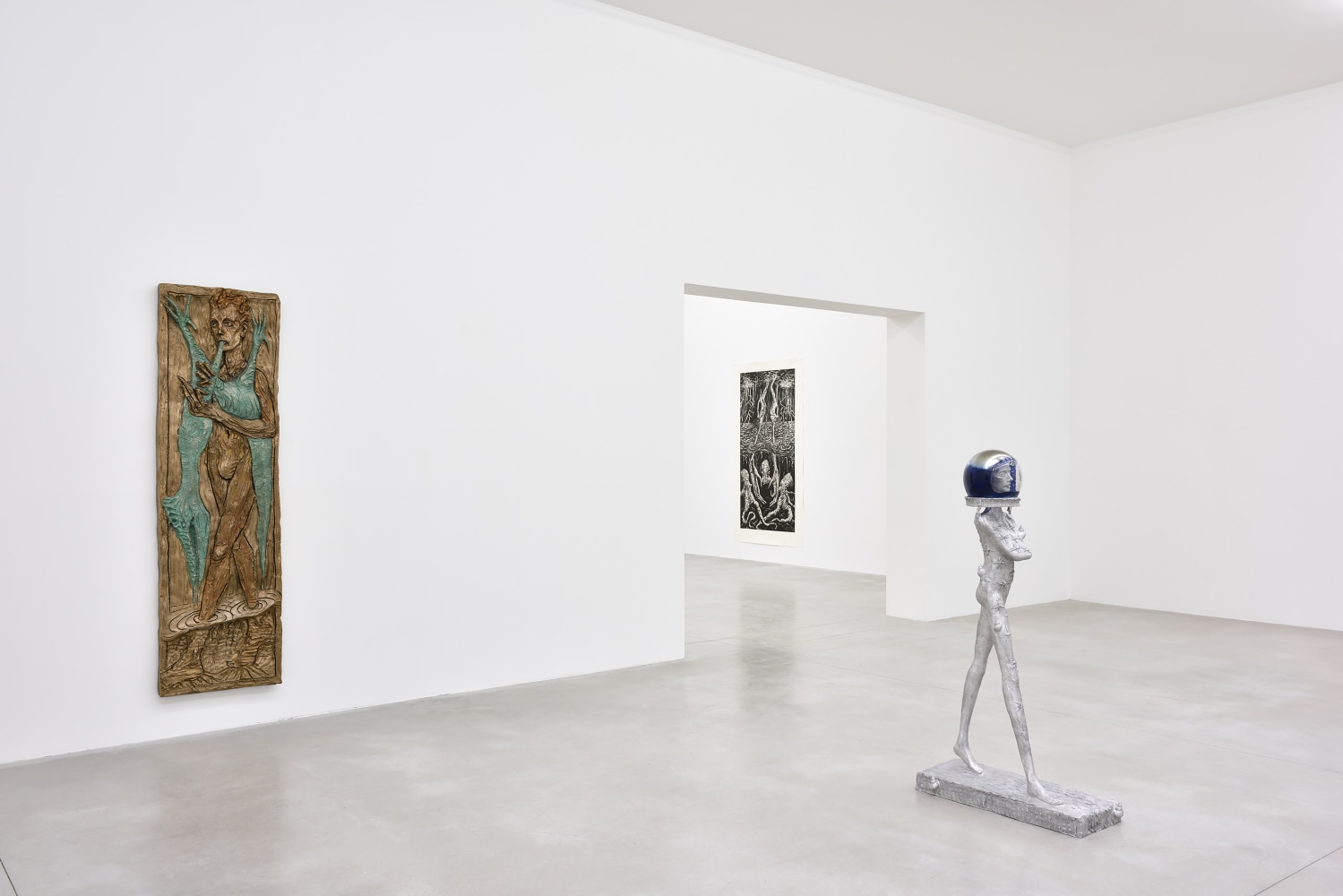 Installation view of Works by Jean-Marie Appriou