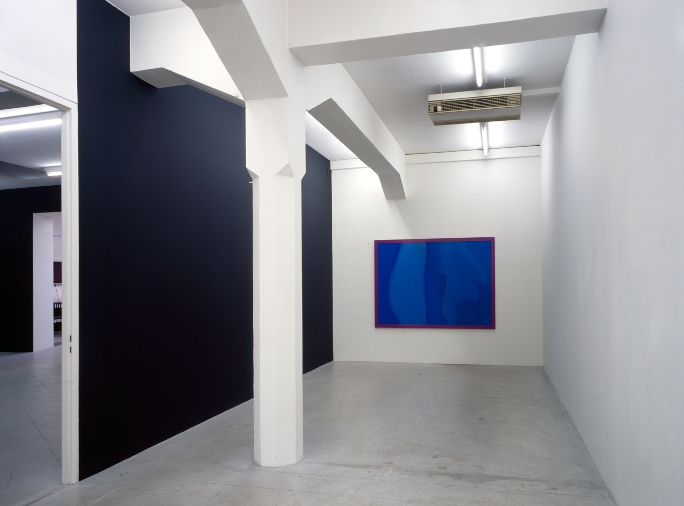 Installation view of Gerwald Rockenschaub wall painting installations and wall works