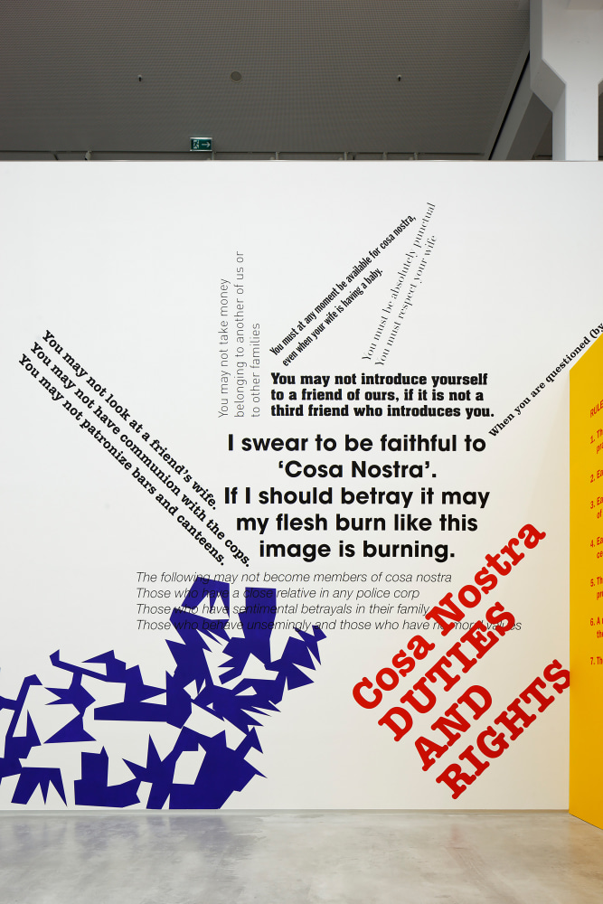 Installation view of sculptures by Angela Bulloch