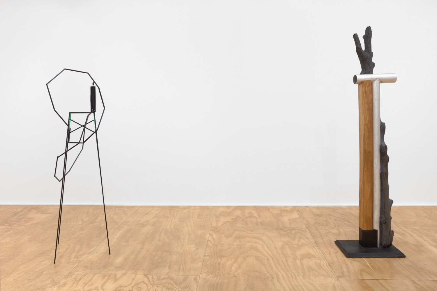 installation view of works by various artists