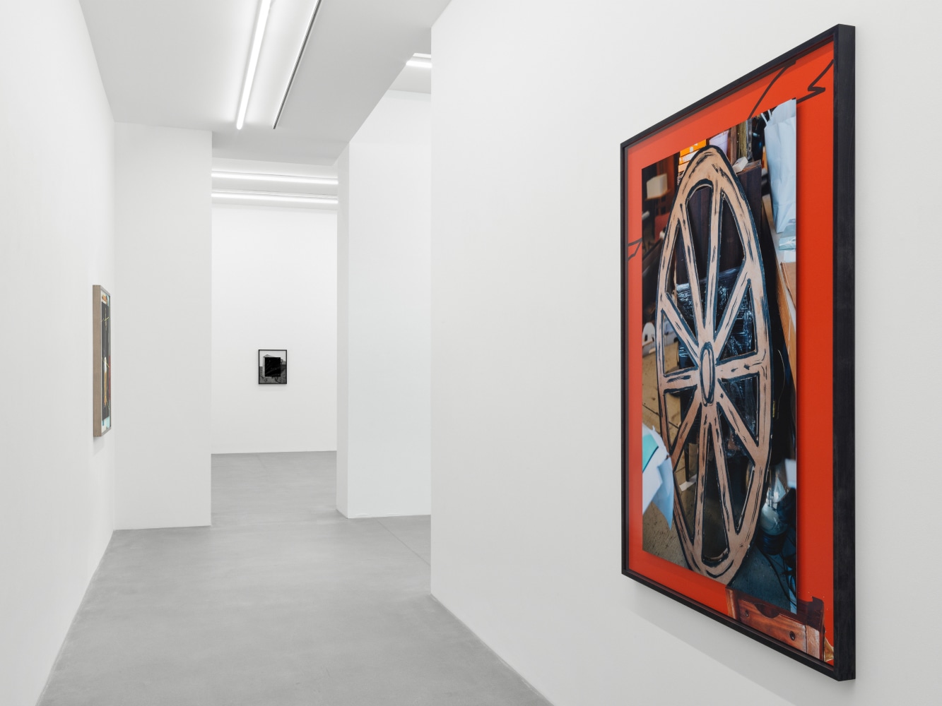 Installation view, Lucas Blalock, Potemkin Village, Galerie Eva Presenhuber, Waldmannstrasse, Zurich, 2023