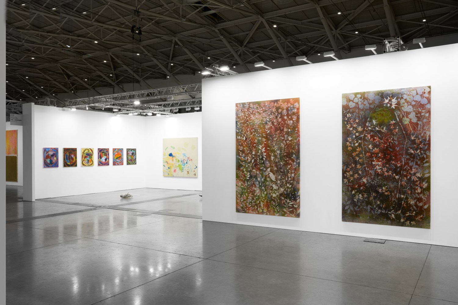 Installation view of works by various artists