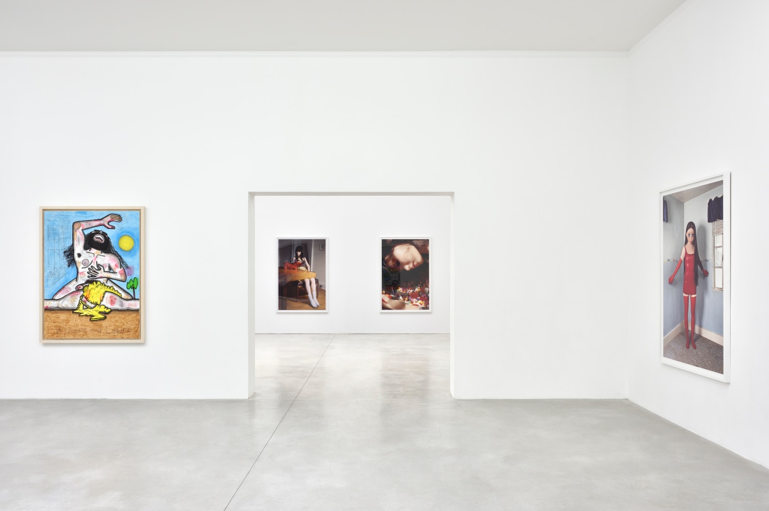 Installation view, Carroll Dunham &amp;amp; Laurie Simmons, Consortium Museum, Dijon, 2024