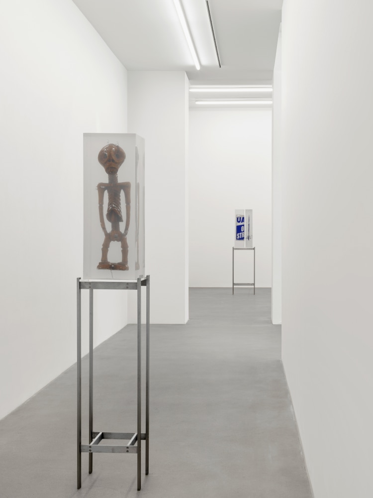 Installation view, Matthew Angelo Harrison,&amp;nbsp;American Ghost, Galerie Eva Presenhuber, Waldmannstrasse, Zurich, 2024
&amp;nbsp;