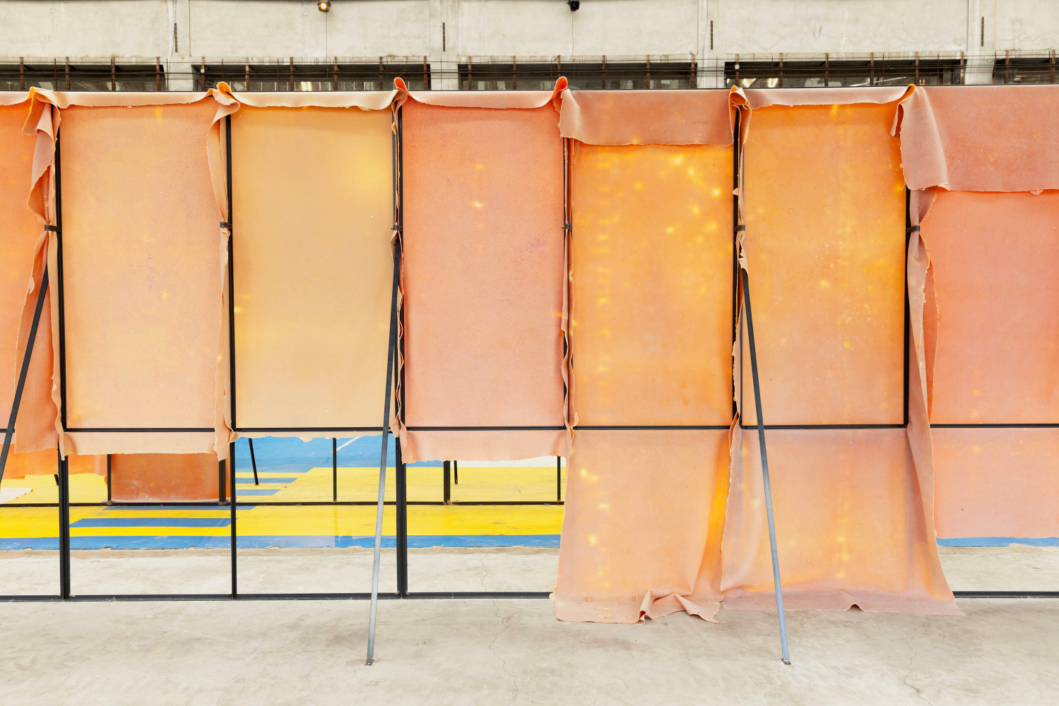 installation views of sculpture by Liesl Raff