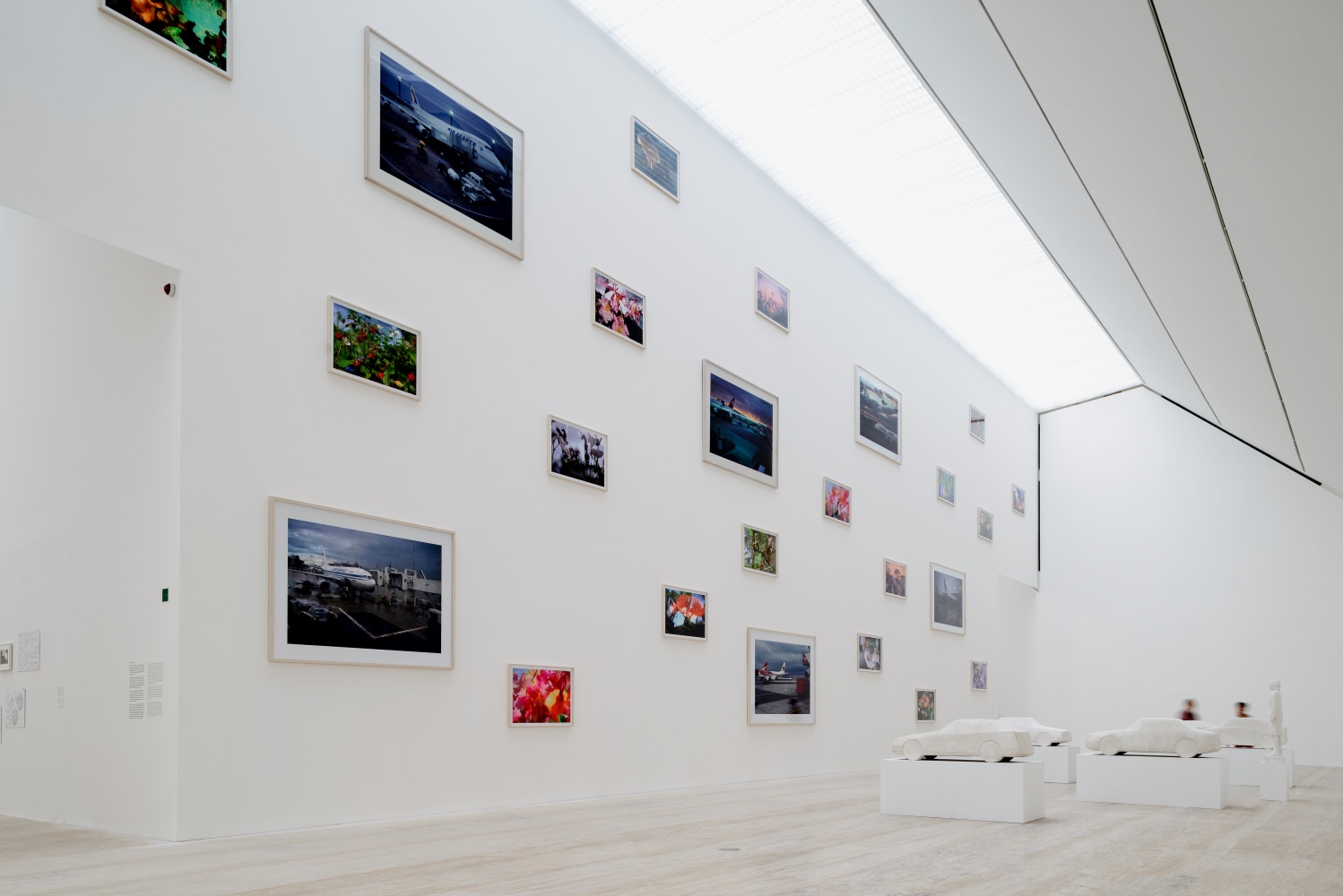 Installation view of sculptures by Peter Fischli and David Weiss