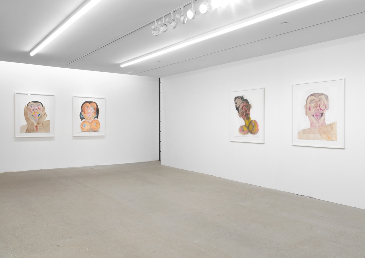 Exhibition View, Tschabalala Self, Cotton Mouth, Eva Presenhuber, New York, 2020 install 17