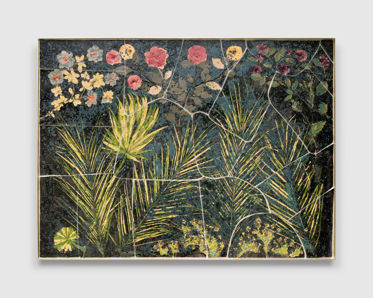 Paradise

2025

Glazed ceramic with glass in brass frame

92.5 x 124.5 cm / 36 1/2 x 49 in

&amp;copy; Sam Falls