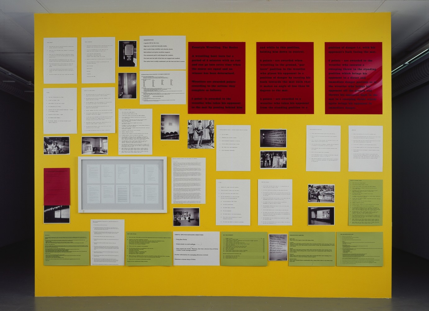 Installation by Angela Bulloch