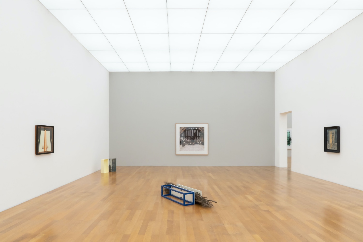 installation view of photographs by Candida Höfer