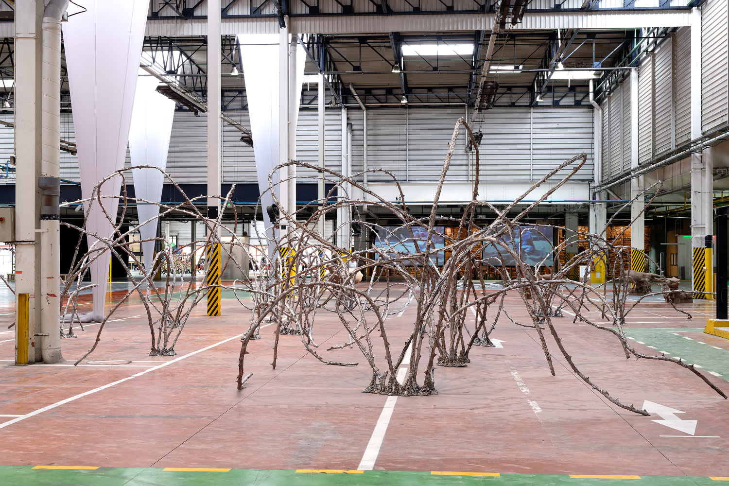 Installation view of sculptures by Jean-Marie Appriou