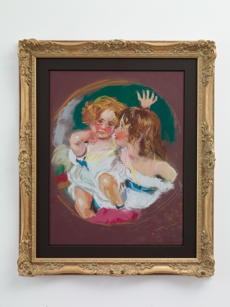 work image of painting by Karen Kilimnik