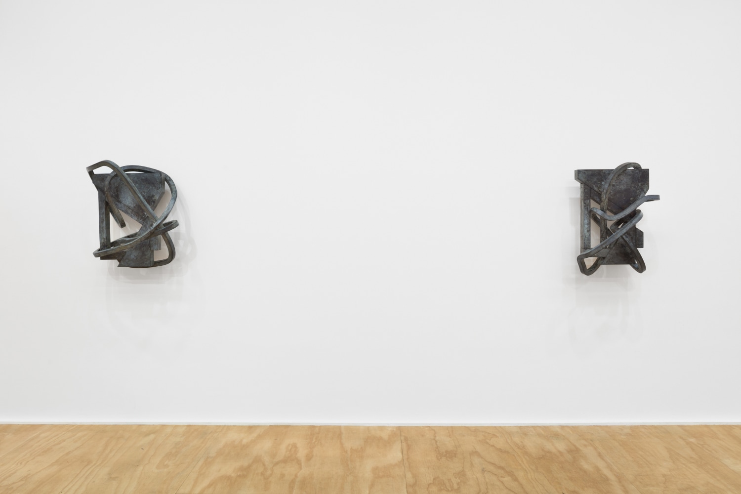 installation view of works by Wyatt Kahn