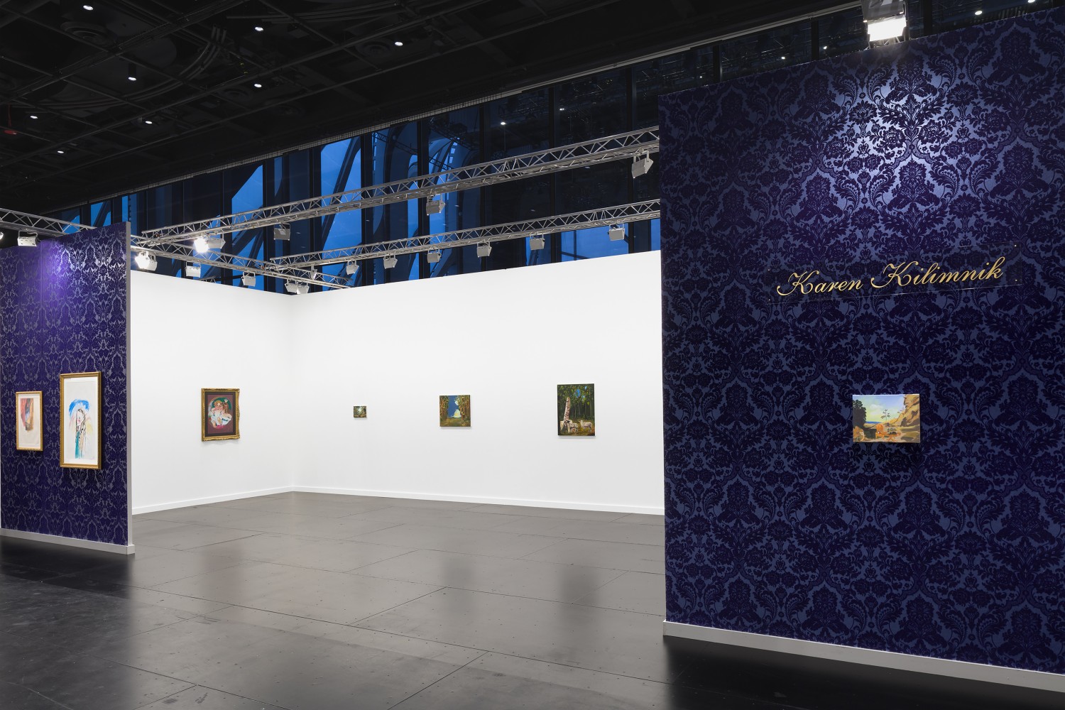 Installation view, Karen Kilimnik, Frieze New York,&amp;nbsp;2021