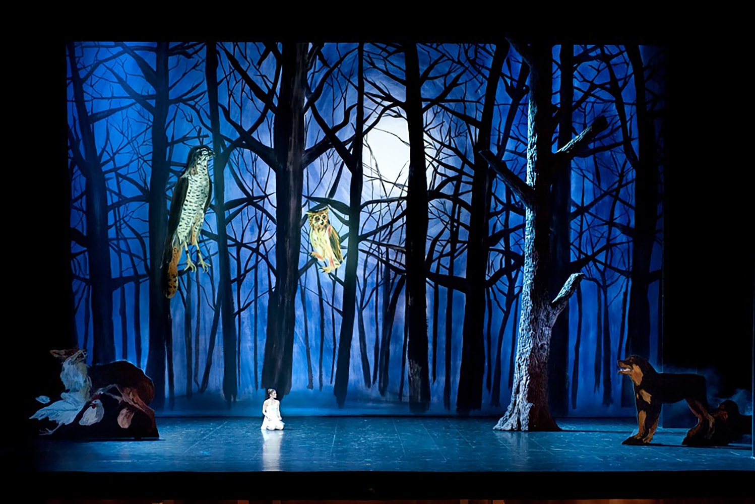 Set by Karen Kilimnik with performance of ballet dancers