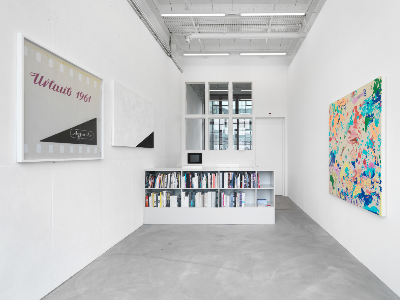 Installation view of paintings group exhibition