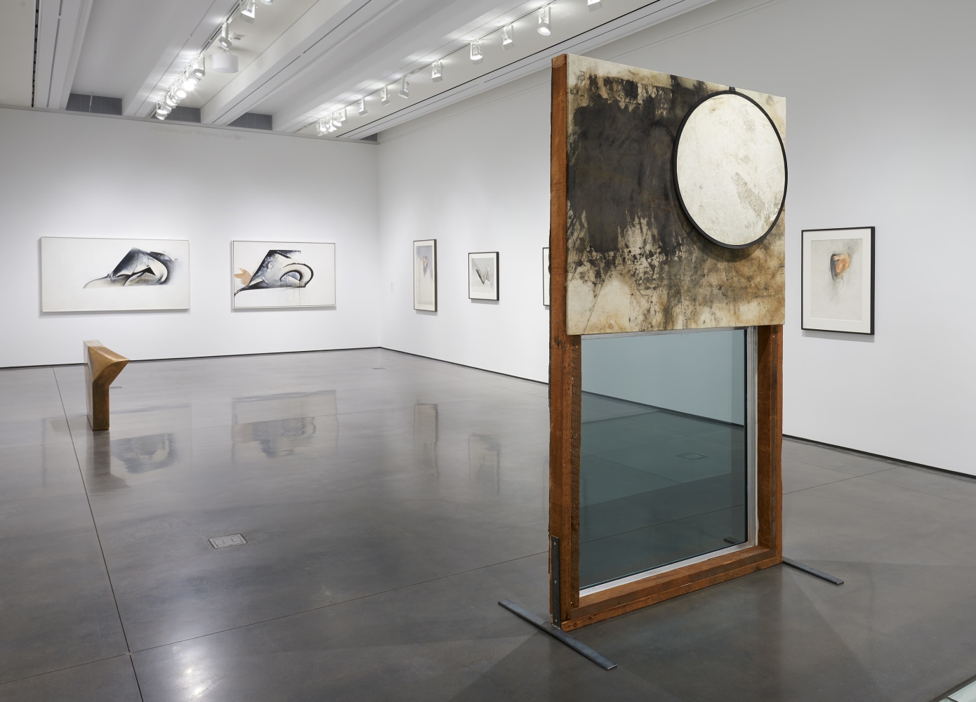 Installation view of works by various artists