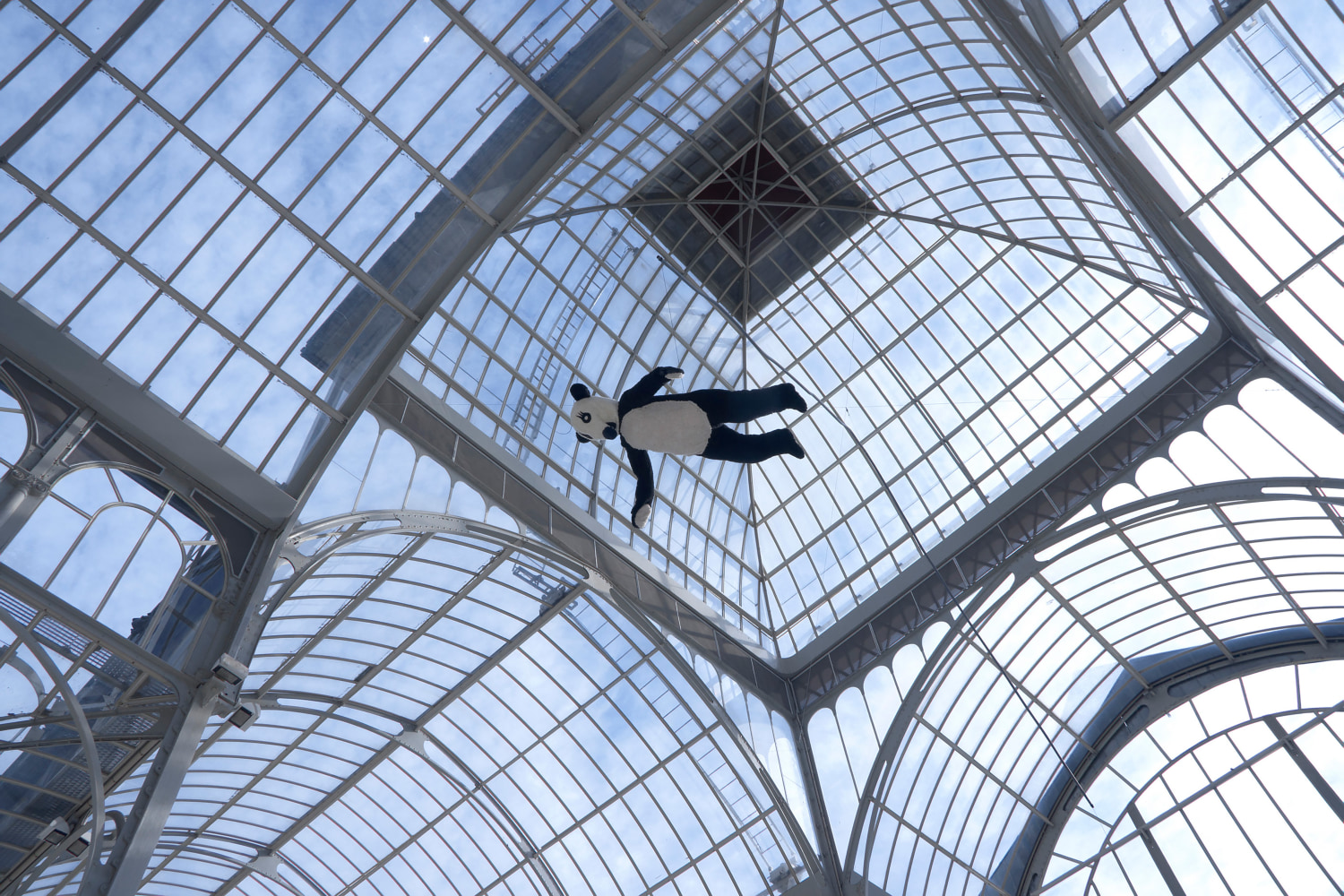 Installation view of sculptures by Peter Fischli and David Weiss