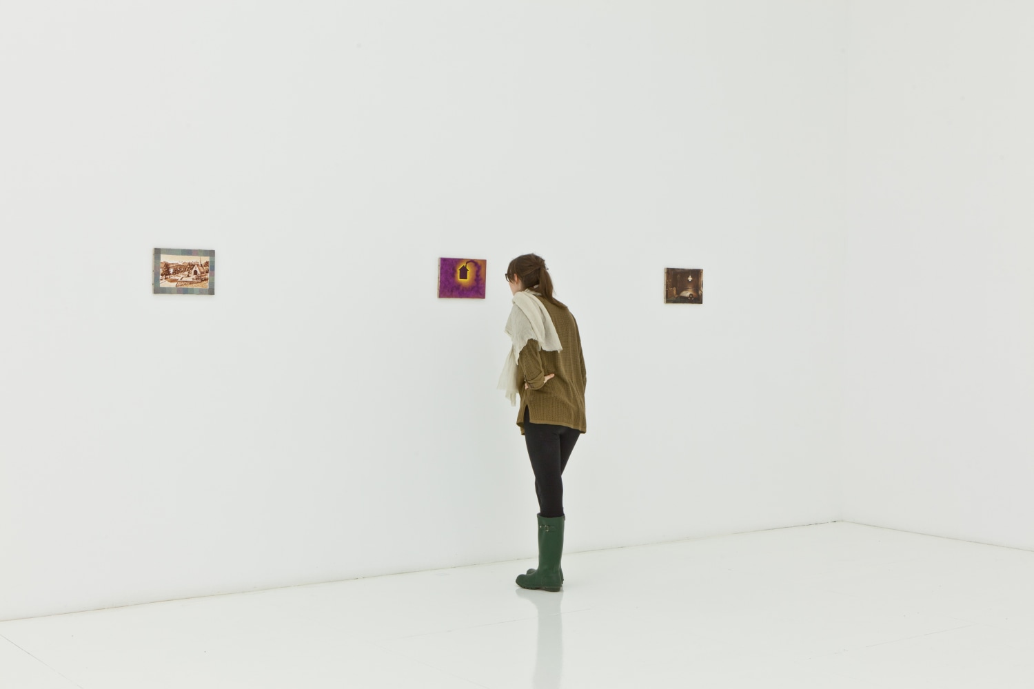 Installation view of works by Jean-Frédéric Schnyder