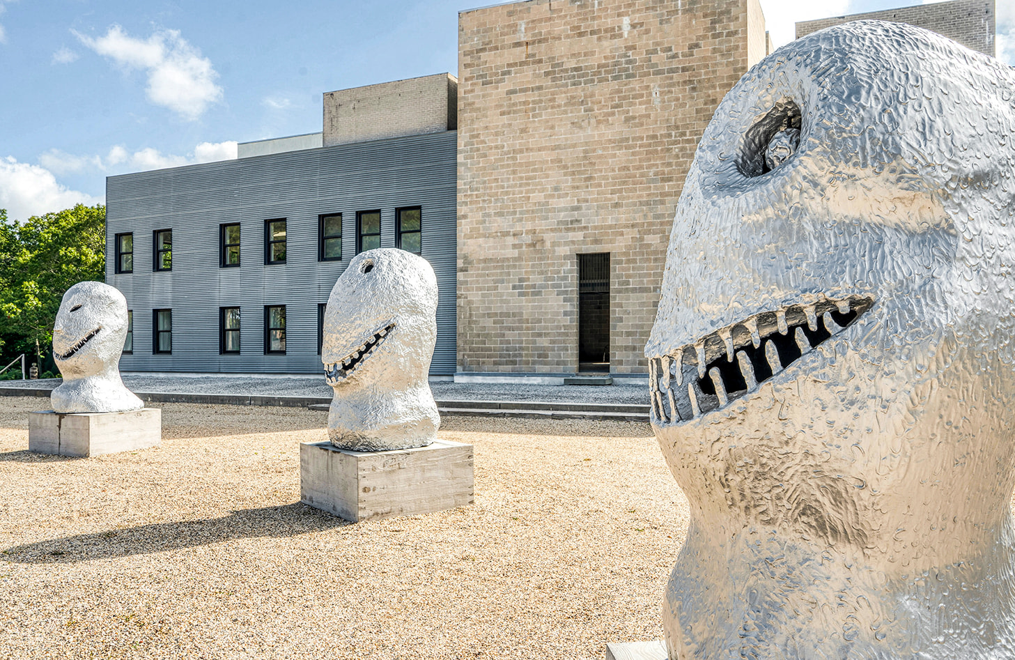 Installation view, Ugo Rondinone, sunrise. east, The Watermill Center, Hamptons, 2025