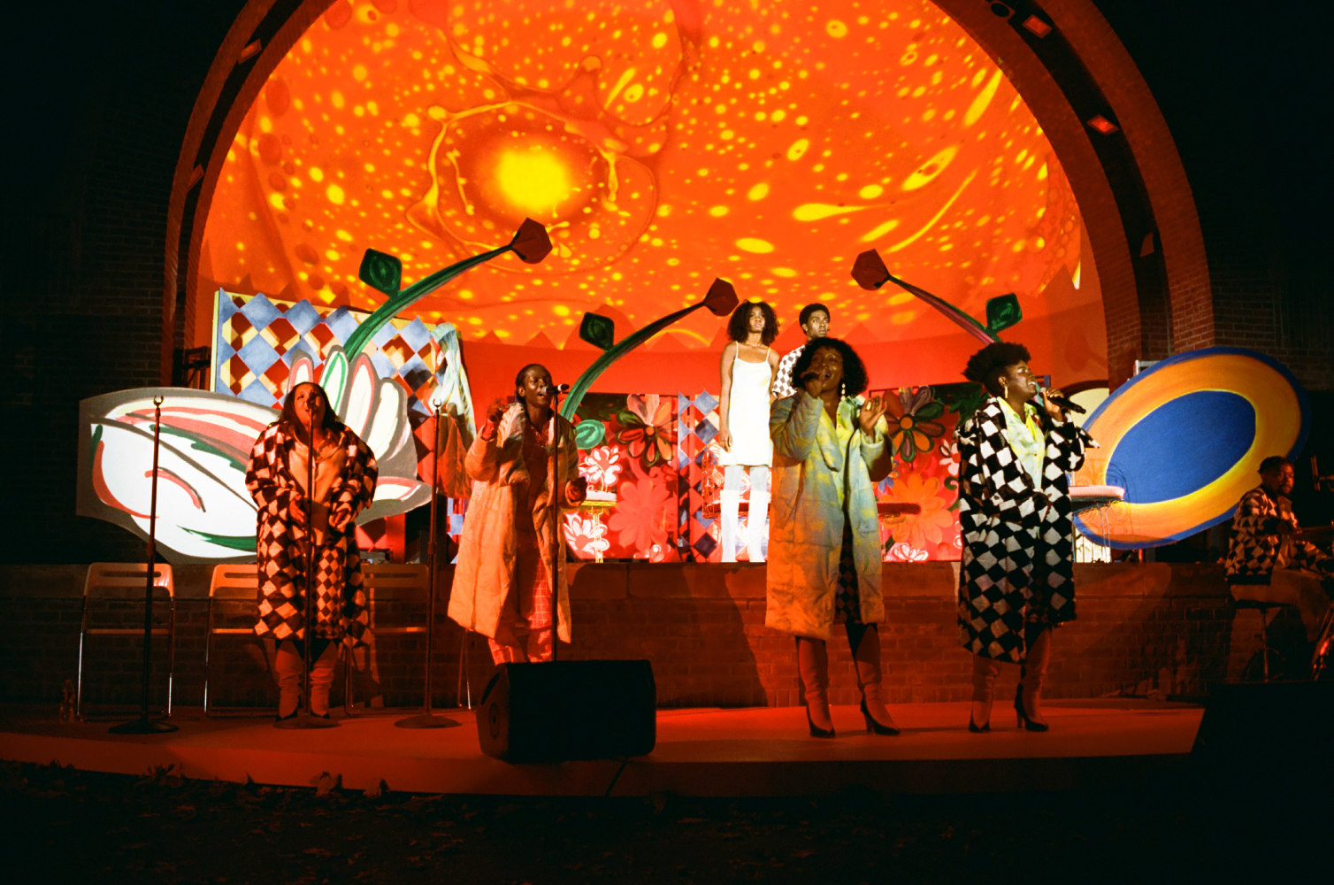 installation view of performance