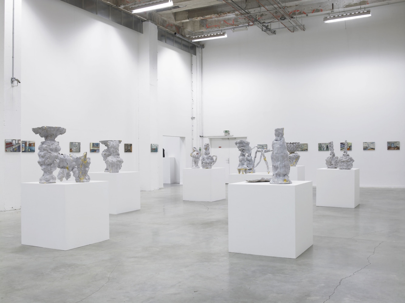 Installation view of works by Jean-Frédéric Schnyder