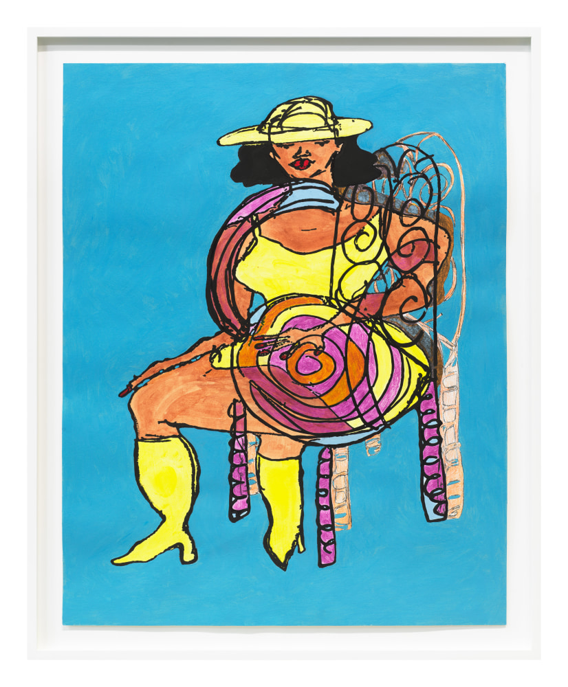 Work by Tschabalala Self