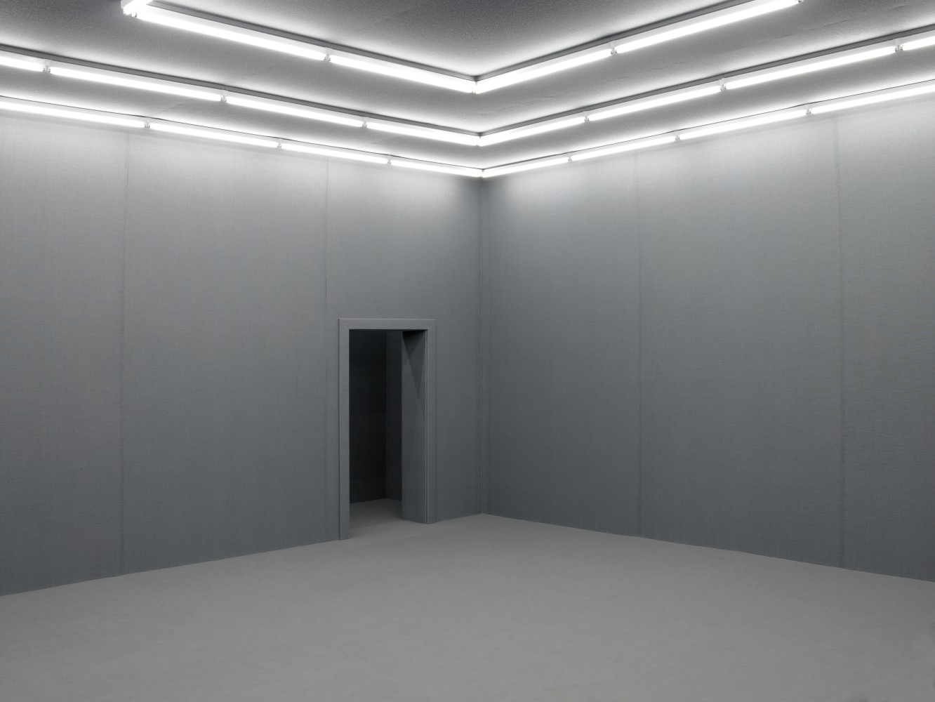 Installation view of installation by Ugo Rondinone