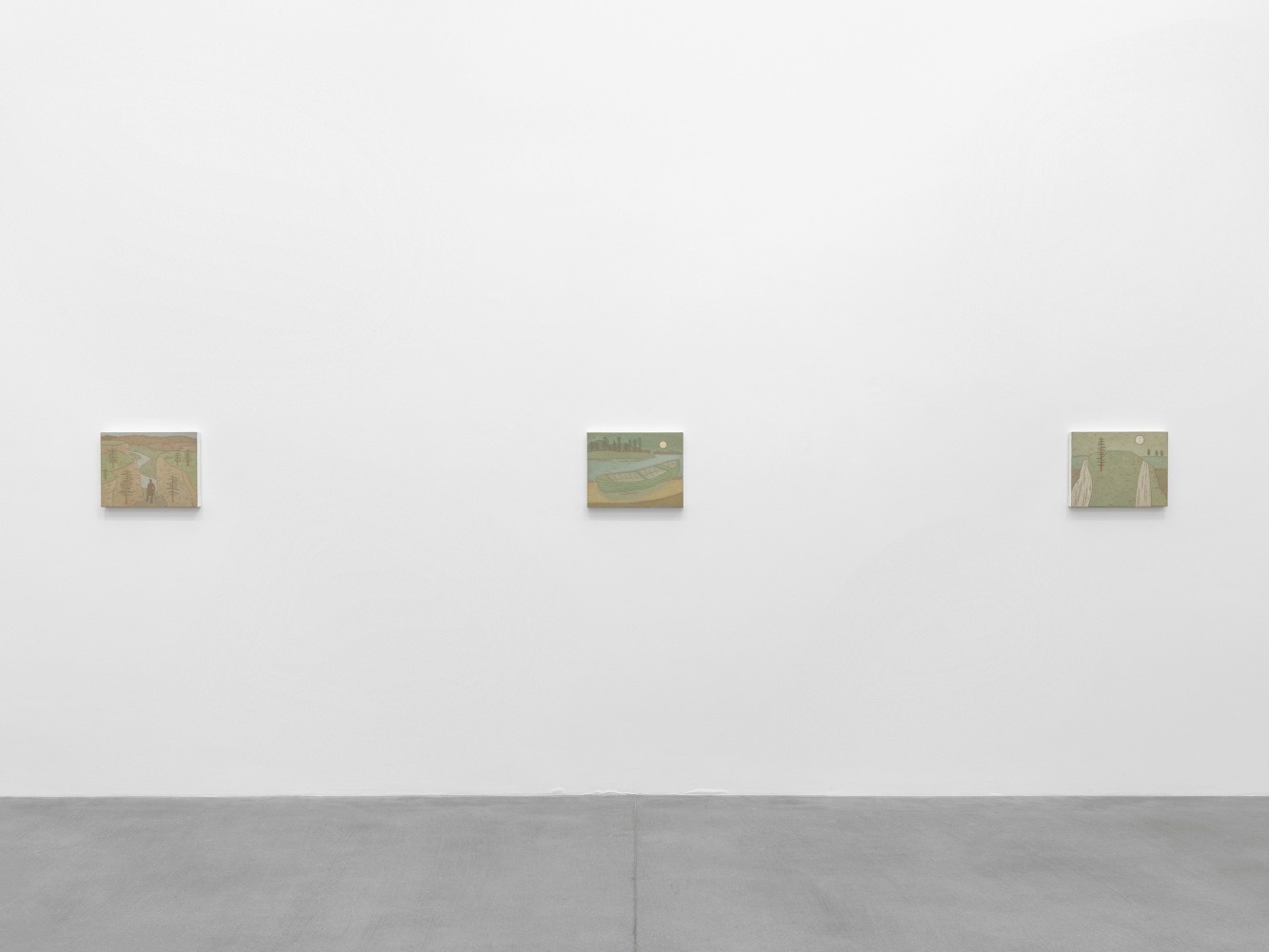Installation view, John Dilg, Planet on the Prairie, Galerie Eva Presenhuber, Waldmannstrasse, Zurich, 2024