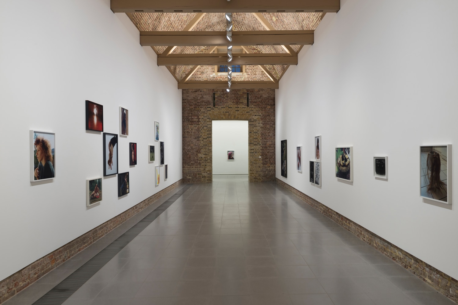 Installation view of photographs by Torbjørn Rødland