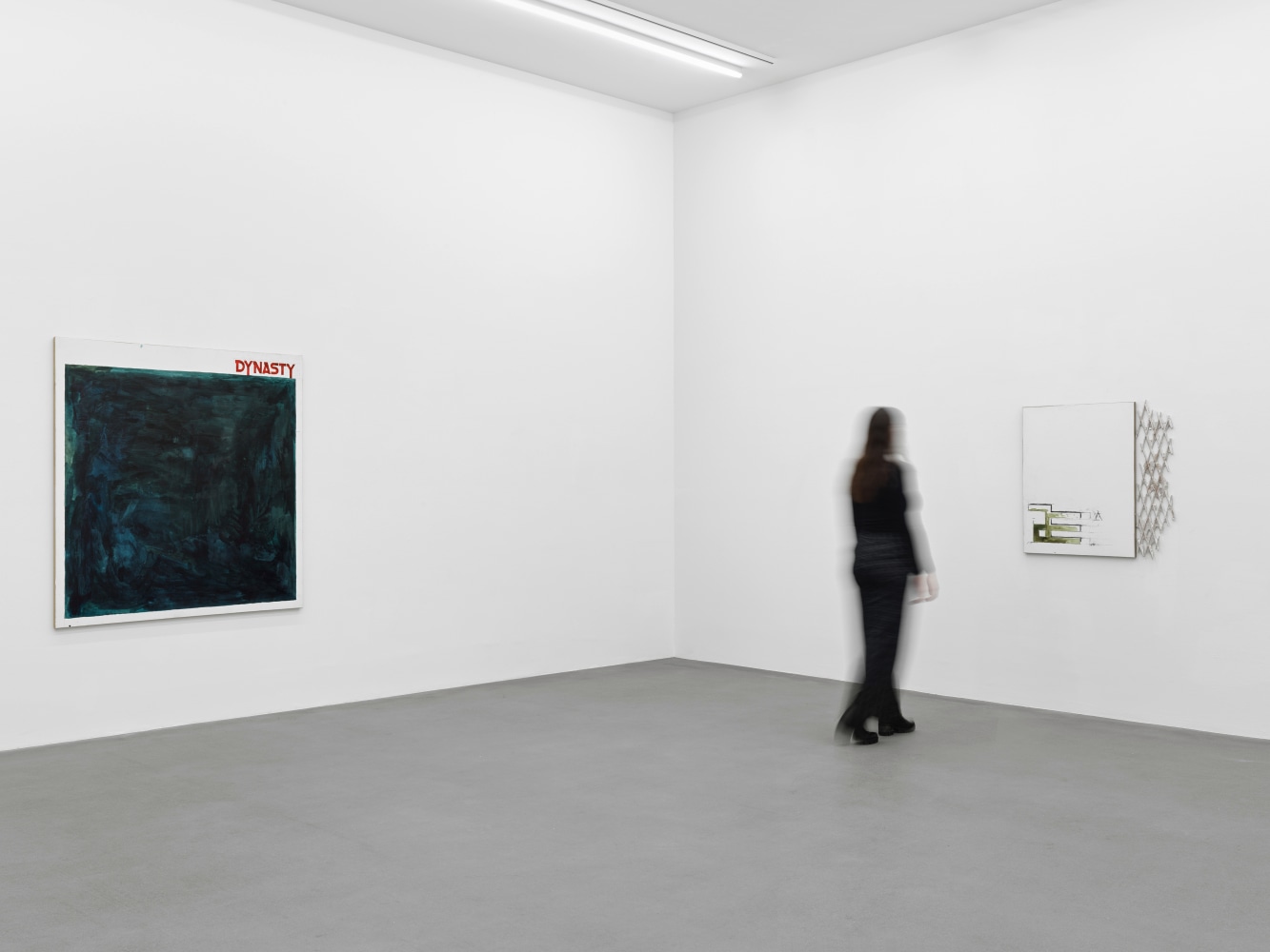 Installation view, Matias Faldbakken, Abstracts and Pewter Abstracts, Galerie Eva Presenhuber, Waldmannstrasse, Zurich, 2025