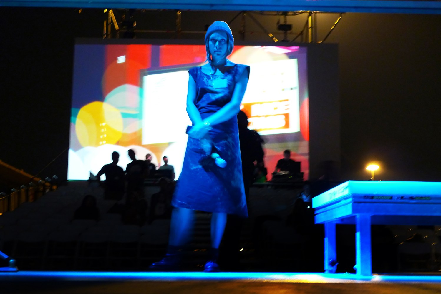 Image of performance by Doug Aitken