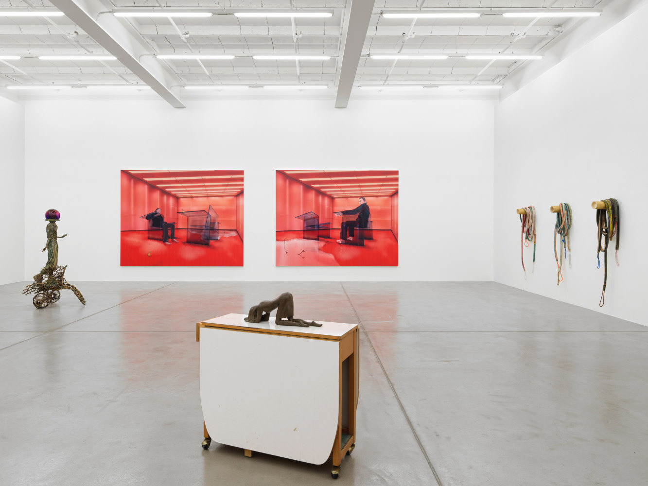 Installation view, MELENCOLIA, Galerie Eva Presenhuber, Maag Areal, Zurich, 2023