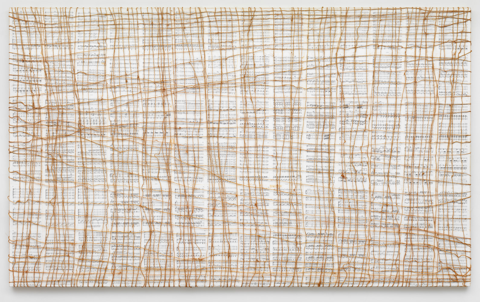 Work on canvas by Tim Rollins and K.O.S.