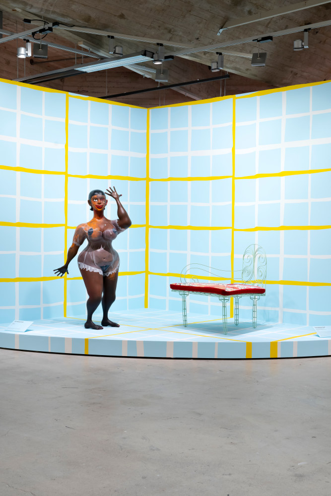 Installation view, Tschabalala Self, Around the Way, EMMA, Espoo, 2024