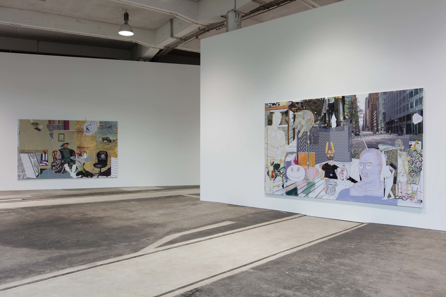 Installation view, Michael Williams, Make Plans &amp;ndash; God Applauds, Kunstmuseum St. Gallen, Lokremise, 2021