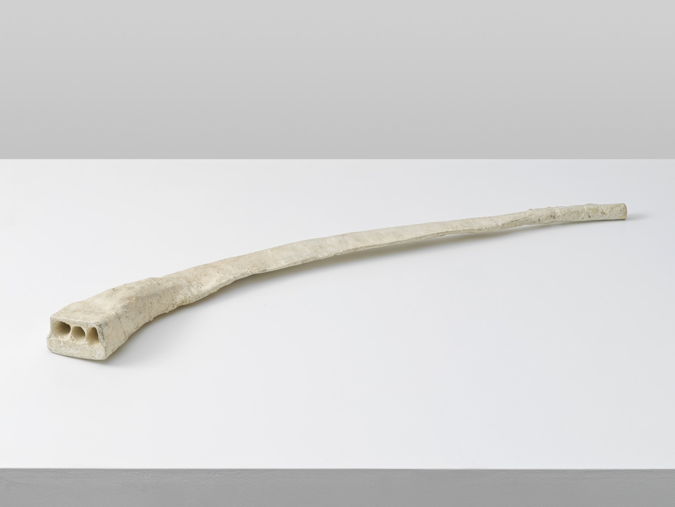 Passstück

1981

Lacquer and dispersion on plaster and plug

6 x 101 x 19 cm / 2 3/8 x 39 3/4 x 7 1/2 in

&amp;copy; Archiv Franz West &amp;copy; Estate Franz West